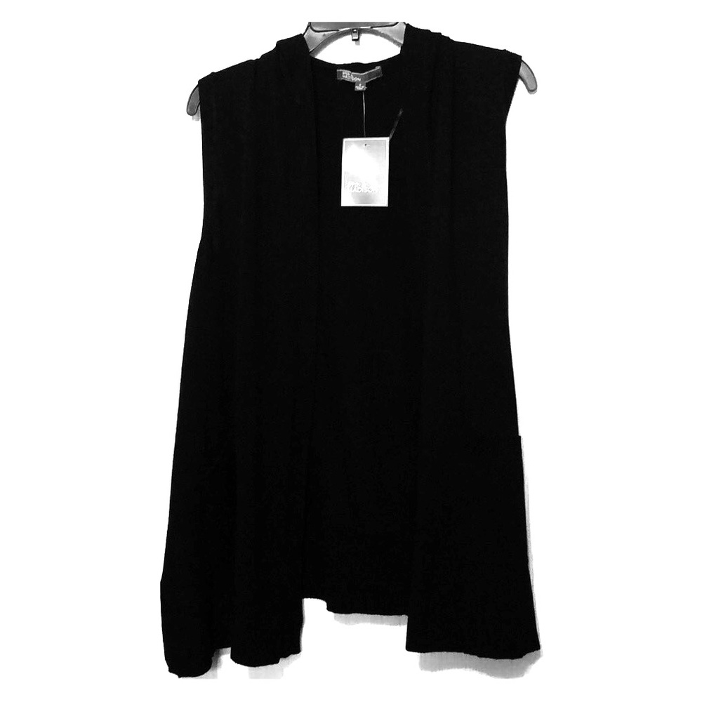 89th & Madison Sleeveless Sweater with Hood